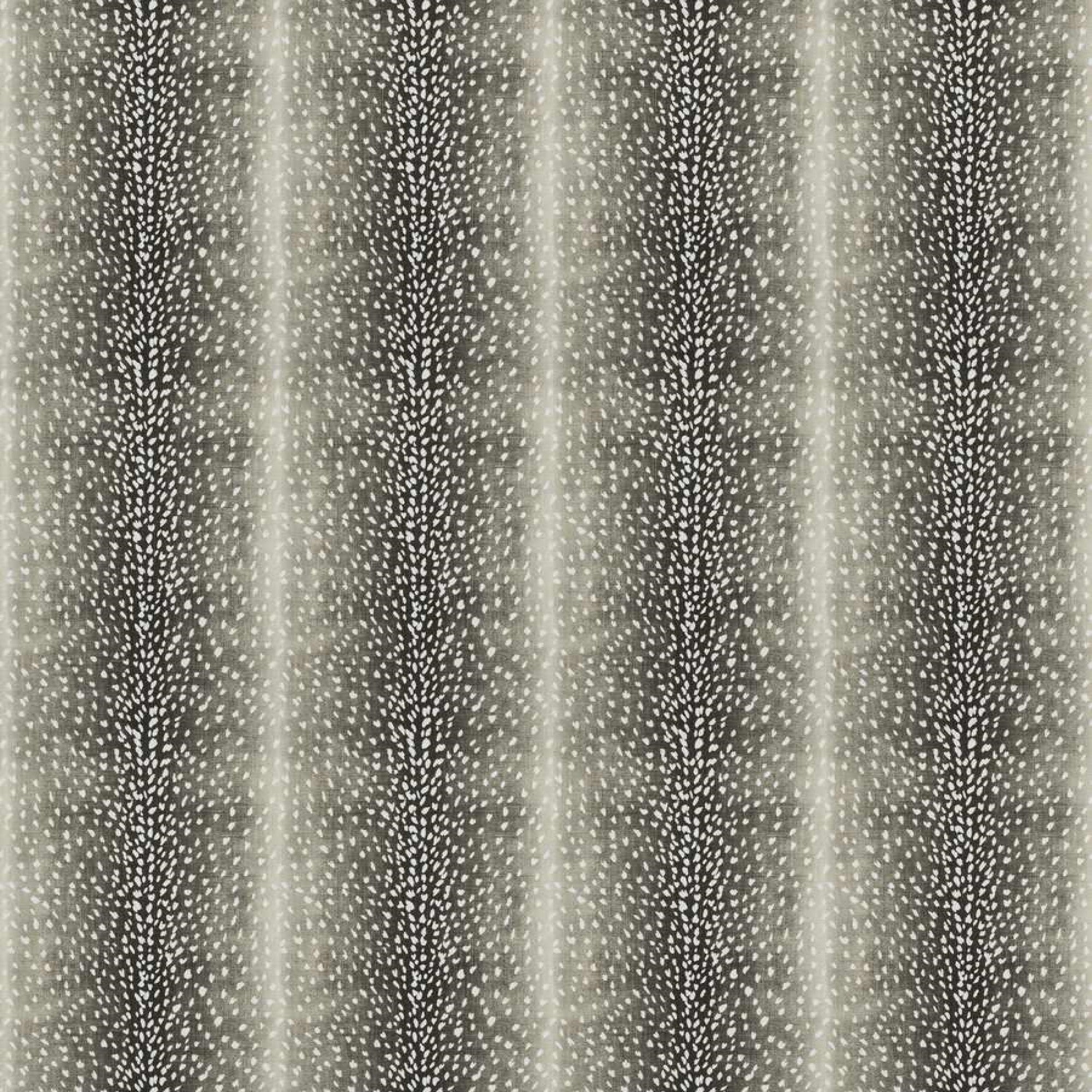04242 Charcoal Spotted Antelope Stripe Vern Yip Trend Fabric