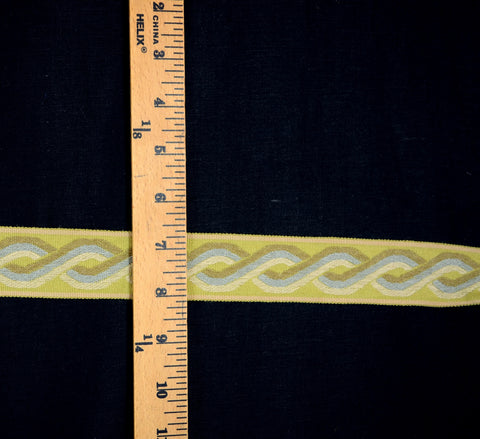 HP210/04 Flat Gimp Braided Trim Green Blue