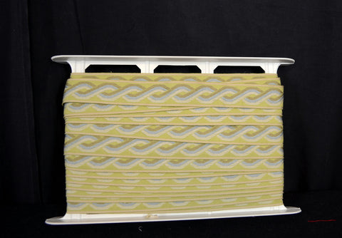 HP210/04 Flat Gimp Braided Trim Green Blue
