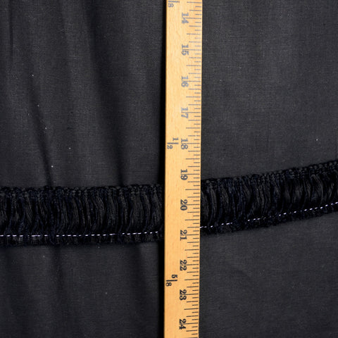 FM500 31 Black Brush Fringe