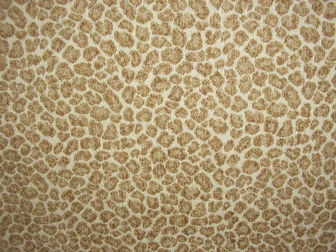 Spots Beige Chenille Animal Upholstery Golding Fabric
