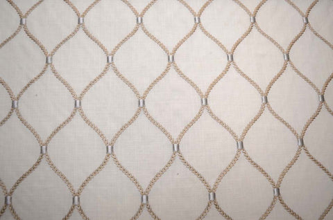 Deane Embroidery Tea Stain Waverly PK Lifestyles Fabric