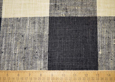 Check Please Thunder Kaufmann Fabric