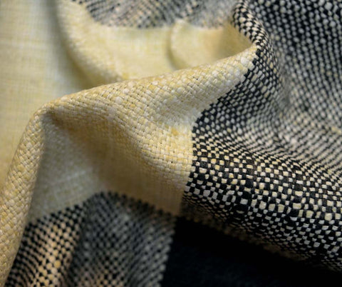 Check Please Thunder Kaufmann Fabric