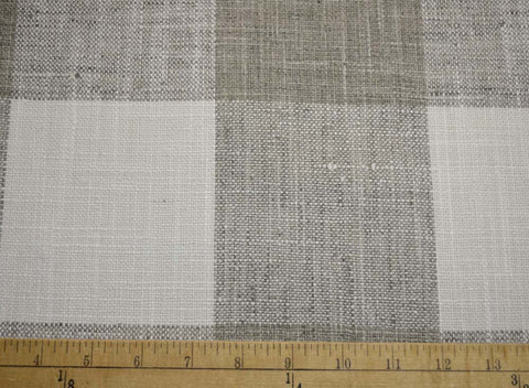 Check Please Zinc Kaufmann Fabric