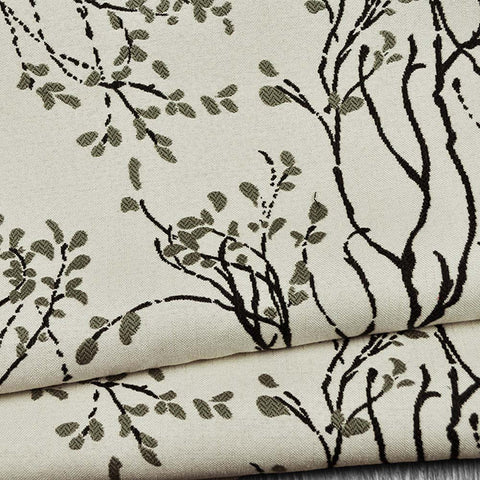 leafy branch upholstery fabric