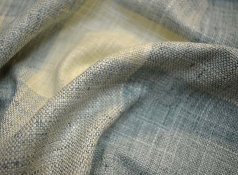 Check Please Lagoon Kaufmann Fabric