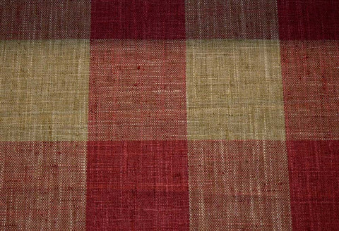 Check Please Red Pepper Kaufmann Fabric