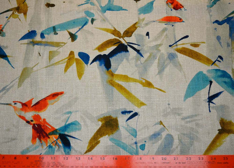Hummingbird Summer Regal Fabric