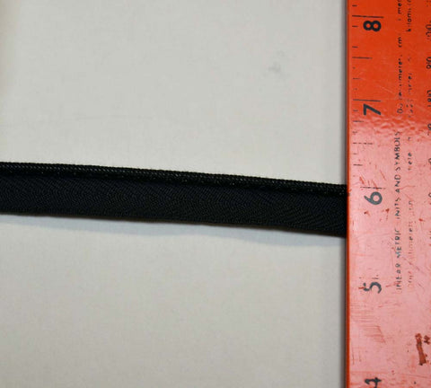 BM300 856 Black Classical Elements 1/8 inch Micro Lip Cord Trim