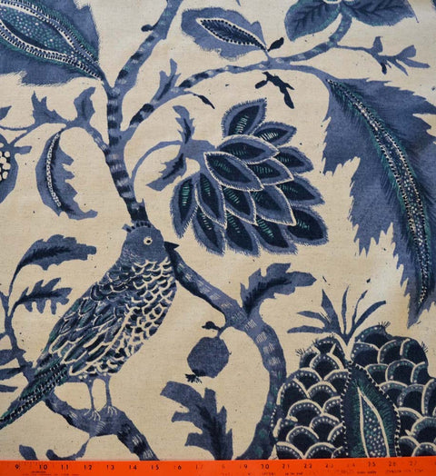 Nightingale Indigo Richloom Fabric