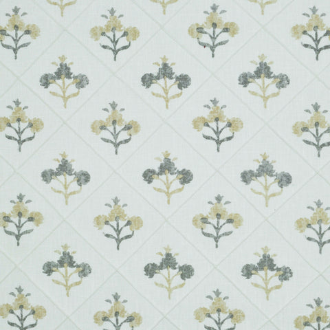 Trois Fleurs Grey P Kaufmann Fabric