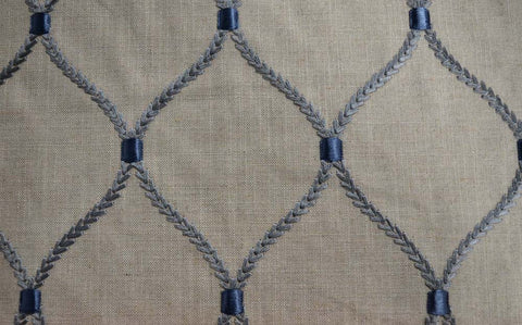Deane Embroidery Storm Waverly Fabric