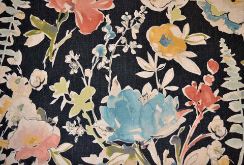Kira Black Regal Fabric