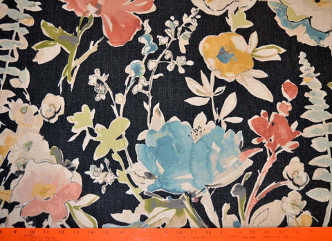 Kira Black Regal Fabric