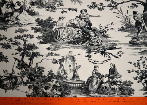 Idyllic Days Noir Waverly Fabric