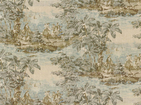 Bosporus Flax Covington Fabric