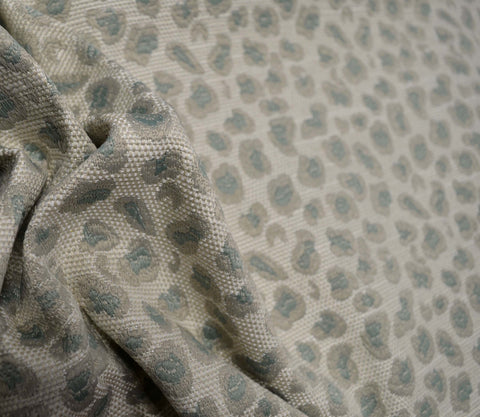 Nikki Mineral leopard fabric closeup