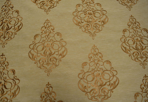 Buckingham Vintage Gold Covington Fabric