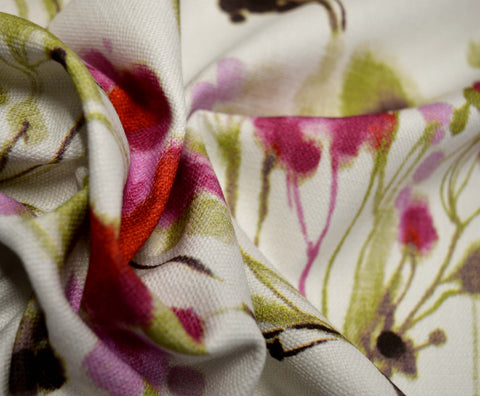 Dandelion Pink Bartson Fabric