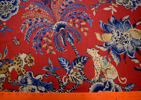 Braganza Poppy PK Lifestyles Fabric