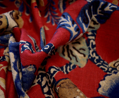 Braganza Poppy PK Lifestyles Fabric