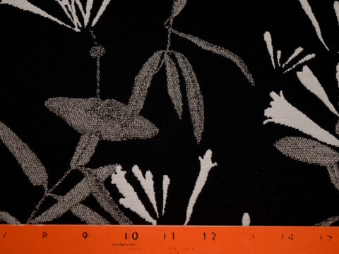 Honeysuckle Black Regal Fabric