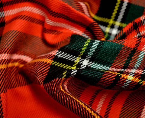 Ancient Stewart 31 Red Covington Fabric