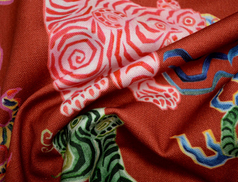 Himalaya Coral Hamilton Fabric