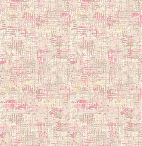 Avalon Pink Weave Wallpaper