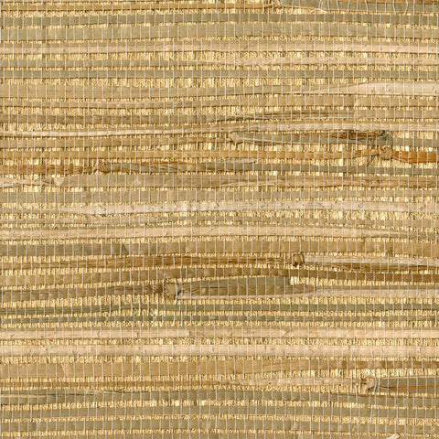 Zoho Neutral Foil Grass Wallpaper