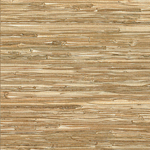 Meho Neutral Grasscloth Wallpaper