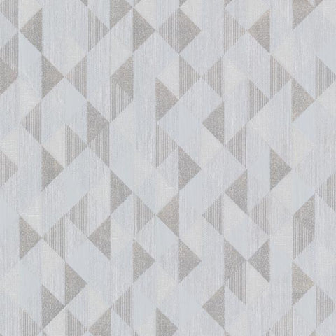For Your Bath III Ethan Silver Triangle Wallpaper