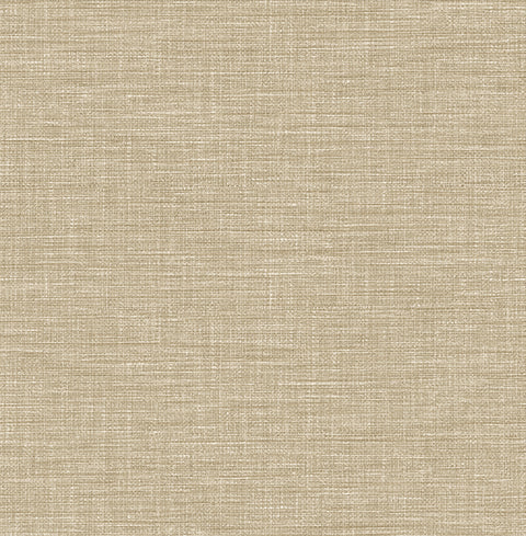 2744-24121 Exhale Taupe Faux Grasscloth Wallpaper