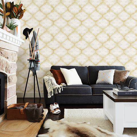 2744-24162 Zanzibar Gold Shibori Wallpaper