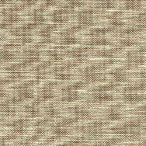 2758-8014 Bay Ridge Chestnut Faux Grasscloth Wallpaper