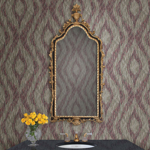 2763-24218 Ethereal Purple Ogee Wallpaper