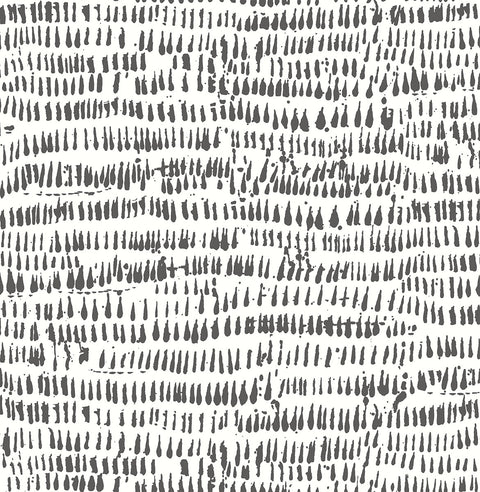 2764-24354 Runes Charcoal Brushstrokes Wallpaper
