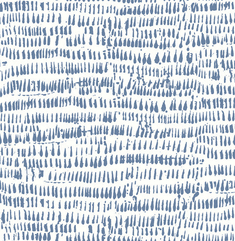 2764-24357 Runes Blue Brushstrokes Wallpaper