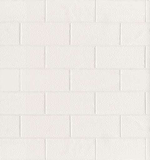 Barclays Paintable Paintable White Tile Wallpaper