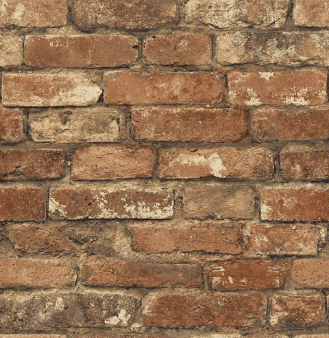 2767-20097 Libra Red Brick Texture Wallpaper