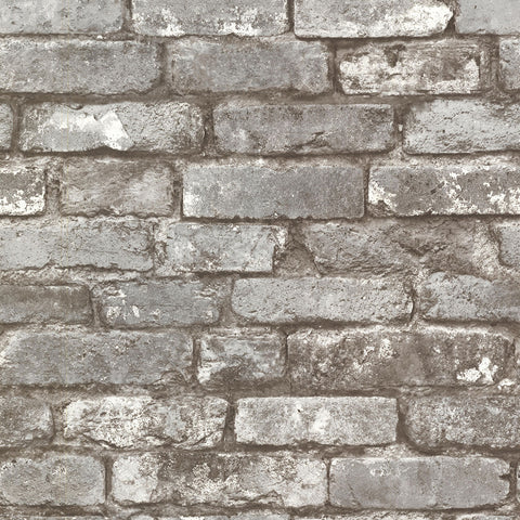 2767-21259 Garett Grey Brick Wallpaper