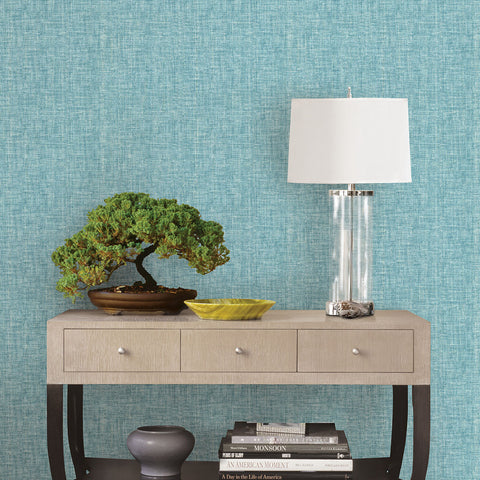 2767-22754 Sampson Aqua Oasis Wallpaper