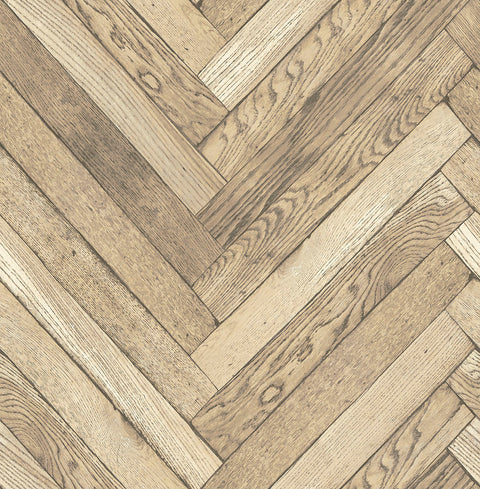 2767-23756 Altadena Light Brown Diagonal Wood Wallpaper