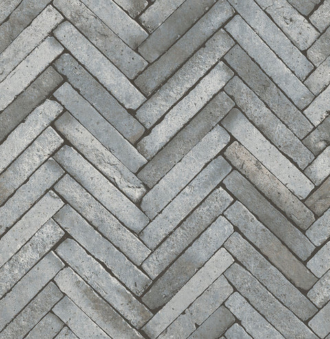 2767-23758 Arrow Grey Diagonal Slate Wallpaper