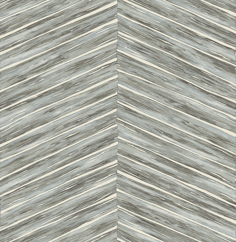 2767-23776 Pina Blue Chevron Weave Wallpaper