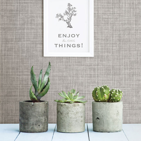 2767-24270 Tuckernuck Grey Linen Wallpaper