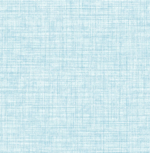 2767-24276 Tuckernuck Aqua Linen Wallpaper