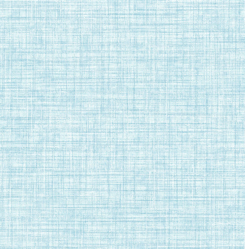 2767-24276 Tuckernuck Aqua Linen Wallpaper