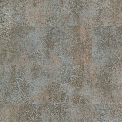 2767-24433 Azoic Blue Brushstroke Squares Wallpaper